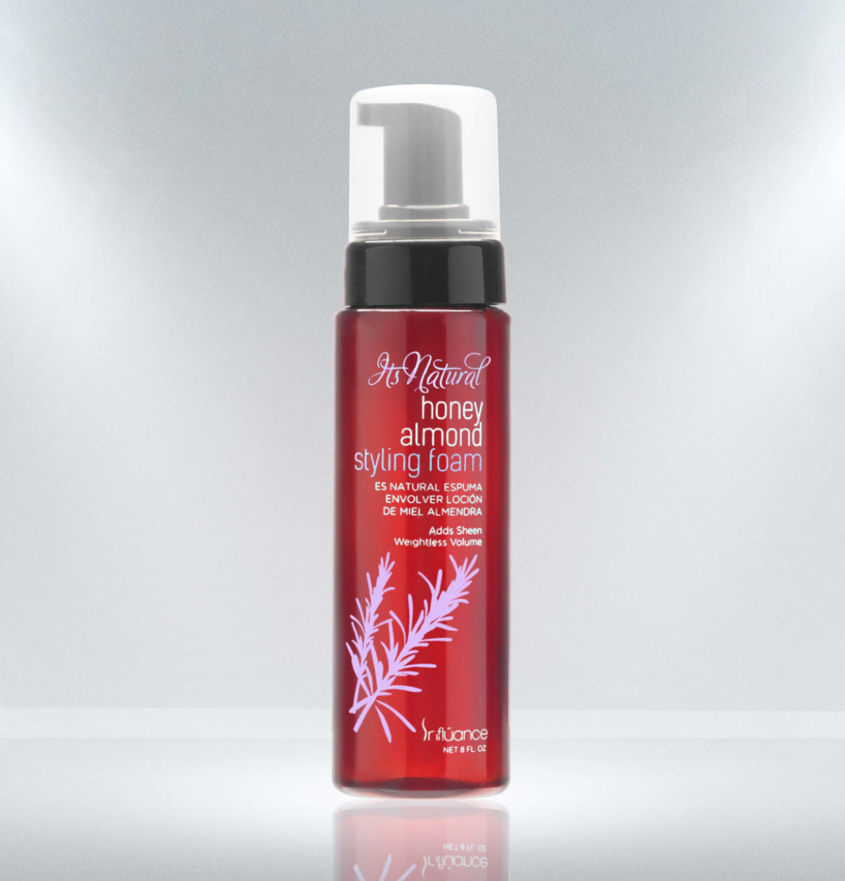 Influance Honey Almond Styling Foam | Flexible Hold & Shine